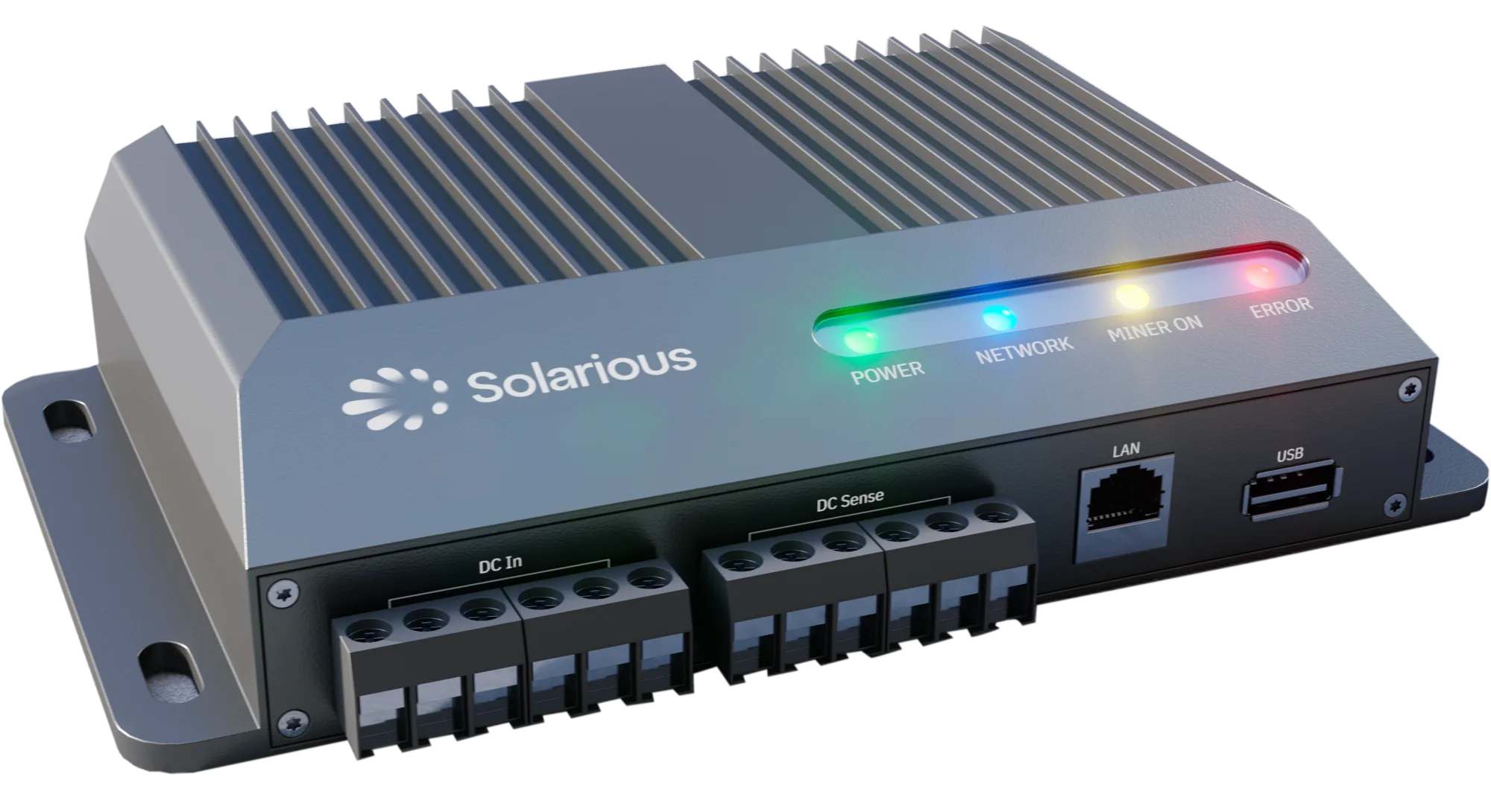 The Solarious DC Energy Device — a DC-only solar energy verification client.